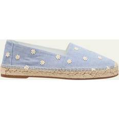 Blue - Men Espadrilles Manolo Blahnik Susille daisy chambray espadrilles