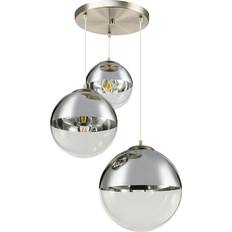 Chrome Lustres Globo Lighting Varus Chrome Lustre 51cm