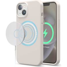 Magsafe Silicone Case för iPhone 14 Stone