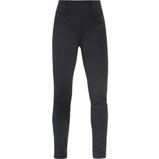 Jeggy Textile Pants - Black