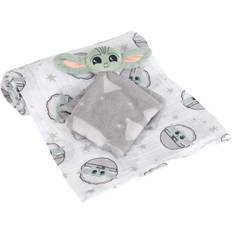 Baby Nests & Blankets Lambs & Ivy Star Wars Baby Yoda/The Child Swaddle Blanket & Lovey Gift Set