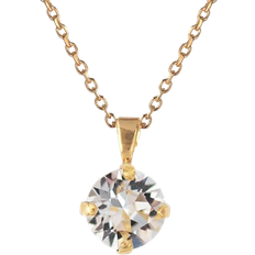 Dame - Gull Halskjeder Caroline Svedbom Classic Petite Necklace - Gold/Transparent