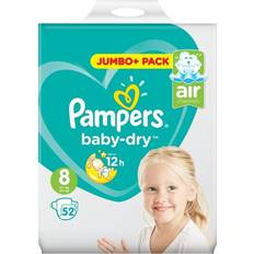 Pampers Baby Dry Size 8 17+kg 52pcs