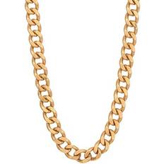 18k guld kedja Guldfynd Armor Chain Necklace - Gold