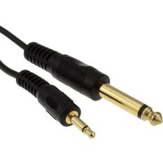 Cables Kenable 3.5mm MONO Jack Plug to 6.35mm MONO Jack Plug 2m