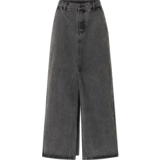Vila Slids Denim Maxinederdel