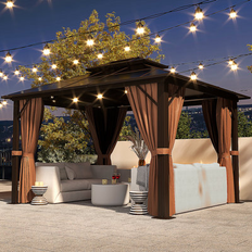 Plastic Pavilions & Accessories Jolydale Patio Hardtop Gazebo