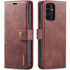 Cover galaxy a13 DG.Ming Folio Flip Detachable Plånboksfodral Galaxy A13 4G Röd