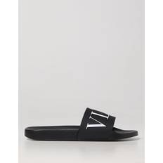 Valentino Garavani Herr Skor Valentino Garavani Pink PP Collection Rubber Slides - Black