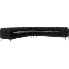 Mercer41 L-shape Corner Chesterfield Sofa