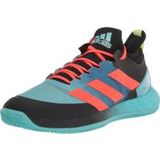 adidas Mens Adizero Ubersonic Clay Tennis Shoe, Pulse Aquablackblack