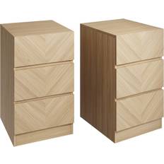 Rectangular Bedside Tables GFW Catania 3 Bedside Table