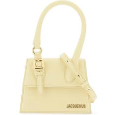 Jacquemus Yellow 'Le Chiquito moyen boucle' Bag 205 Pale Yellow UNI