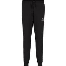 Clothing EA7 Mens Joggers In Black Cotton