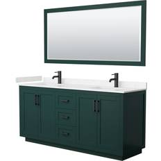 Bathroom Furnitures Wyndham Collection WCF2929-72D-VCA-M70 Miranda Double