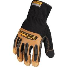 4XL Work Gloves Ironclad Ironclad Ranchworx Leather Gloves, Black/tan, IRNRWG203M