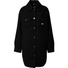 Tommy Hilfiger Black Coats Tommy Hilfiger Wool Coat - Black