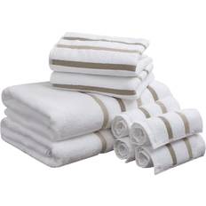 Comfort Spaces Comfort Spaces Cotton 8 Bath Towel Beige