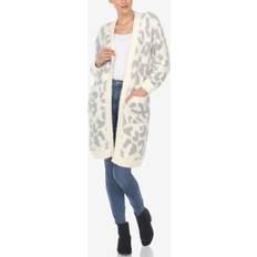 Leopard Cardigans White Mark Midweight Faux Fur Coat, Large-x-large, Beige Beige