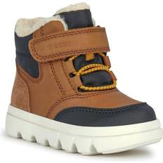 Textiel Baby slofjes Geox Baby-Jungen WILLABOOM Boy AB Ankle Boot, Tobacco/Black