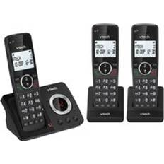 ES2052 Cordless Phone Triple Handsets, Black