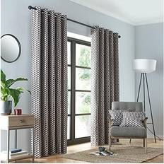 Curtains & Accessories Fusion Geometric Print Light Filtering