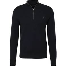 Polo Ralph Lauren Half Zip Knit Jumper - Black