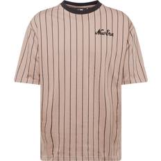 Accessoires New Era Pinstripe Oversized T-Shirt Unisex - Ash Brown/Black