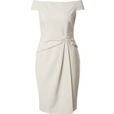Lauren Ralph Lauren Korte kjoler Lauren Ralph Lauren Plshd Crepecocktail Dress Kvinde Midi Kjoler hos Magasin Mascarpone Cream