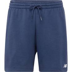 New Balance Byxor & Shorts New Balance Shorts French Terry 7'' Navy Blå