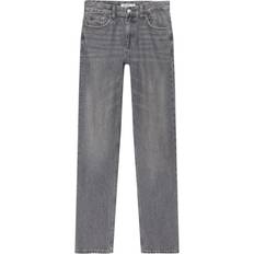 Pull&Bear Tøj Pull&Bear Grå jeans med mellemhøj talje og lige ben