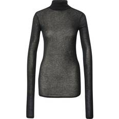American Vintage Turtleneck Collar Tshirt Kvinde Rullekraver Bomuld hos Magasin Noir