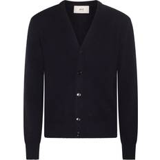 Hombre - XS Cárdigans Ami Paris Men's Tonal Heart Cashmere Cardigan - Night Blue