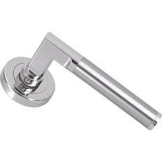 Carlisle Brass Carlisle SZR060PNSN Door Handle, Satin Nickel/Polished