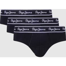 Uomo Mutande Pepe Jeans Set di 3 slip - Nero