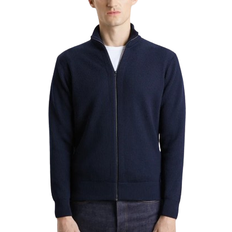 ASKET The Merino Zip Cardigan - Navy