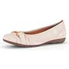 Rot Halbschuhe Gabor ballerina 167.10, rauleder, rot, damen Rot