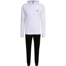 Bianco - Uomo Tute intere EA7 Core Identity Cotton Tracksuit - White