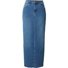 Denim/Jeansstoff Röcke Vero Moda Jeansrock Vmberla Hohe Taille Jeansrock für Damen Blau