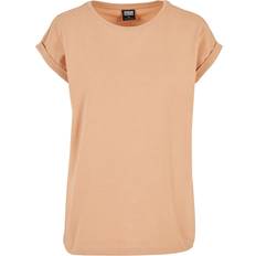 Braun - Damen T-Shirts Urban Classics Damen Extended Shoulder Tee T-Shirt, Amber