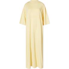 Jaune Robes Fear of God ESSENTIALS Women's 3/4 Sleeve Dress - Garden Yellow