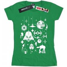 Star Wars Womens/Ladies Christmas Decorations Cotton T-Shirt