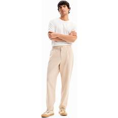 Desigual Men Trousers Desigual Gilpberto Jeans - White