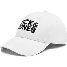Jack & Jones White Accessories Jack & Jones Mens White Baseball Cap Big Tall