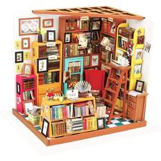 Hazlo tú mismo Robotime Rolife Sam's Study Library DIY Miniature House Kit DG102