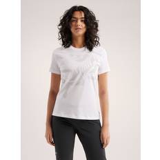 Arc'teryx Dame T-skjorter Arc'teryx Bird Cotton T-Shirt SS - White Light