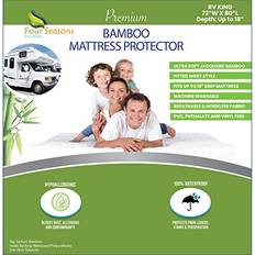 Four Seasons King Size Waterproof Bamboo Protector Mattress Cover