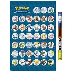 Trends International International Pokémon Legendary Wall Clip Poster