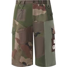 Dolce & Gabbana Green Trousers & Shorts Dolce & Gabbana Shorts aus Baumwolle Grün