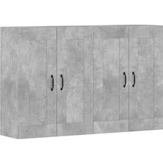 vidaXL 3197988 Concrete Grey Armario de Pared